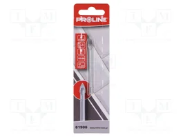 PROLINE Broca para vidrio de 6mm x 72mm