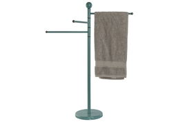 DKD Home Decor Toallero Moderno Turquesa Beige 22 x 90 x 43 cm (2 Unidades)