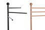 DKD Home Decor Toallero Metal 43x22x90 Surtido de 2 Unidades