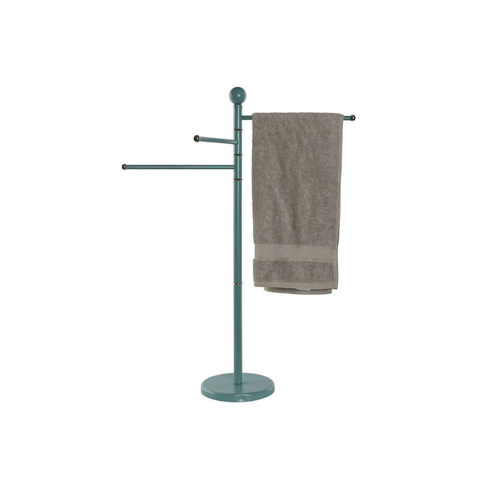 DKD Home Decor Toallero Moderno Turquesa Beige 22 x 90 x 43 cm (2 Unidades)