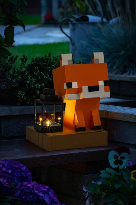 Paladone Products Minecraft Lámpara LunaGlo Fox Gnome