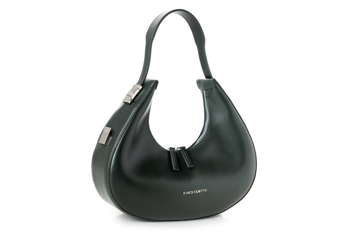 Vince Camuto Bolso Riviera - Verde Oscuro en Piel de Polivinilo con Correa Larga