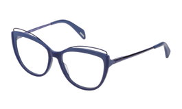 Police VPL931-5307B1 Gafas de Vista Azul Mujer