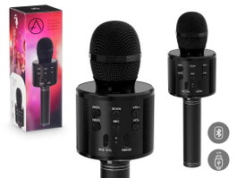 Arte Regal Micrófono Altavoz Bluetooth Negro 22x7x7 cm (Set de 12)