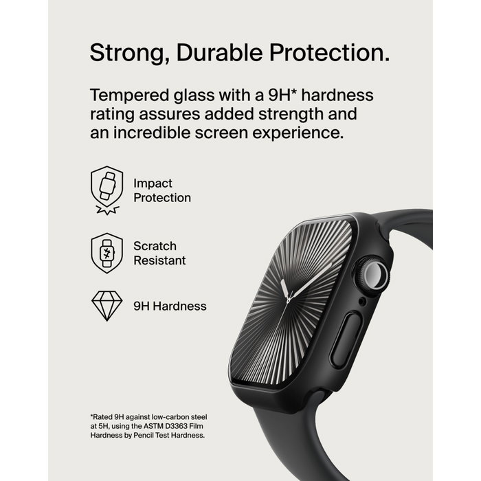 Belkin Temp.Curve 2in1 360 Protector de Pantalla para Apple Watch 10, 42mm, Negro Belkin Temp.Curve 2in1 360 Protector de Pantalla para Apple Watch 10, 42mm, Negro