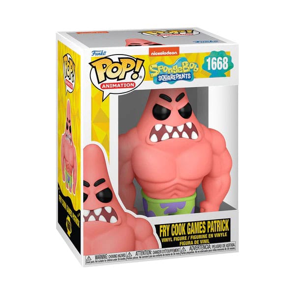 FUNKO Figura POP Bob Esponja 25th Anniversary Patrick w/Muscles FUNKO Figura POP Bob Esponja 25th Anniversary Patrick w/Muscles
