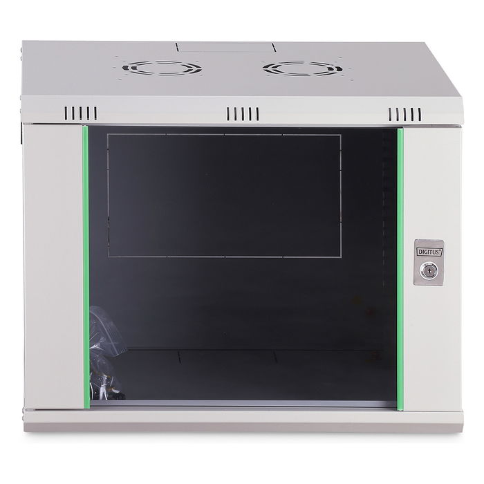 Digitus Armario de Pared 19" 9HE 450 mm de Profundidad Rack 9U 60 kg Capacidad Color Gris (RAL 7035) - Código 505,05x600x450mm