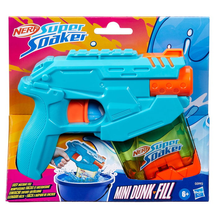 Hasbro Nerf Super Soaker Mini Dunk Fill G0993 Lanzador de Agua 100 ml +6 Años