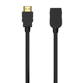 AISENS Cable HDMI V2.0 Prolongador Premium, Macho-Hembra, Negro, 3 Metros, 4K@60Hz, 18Gbps