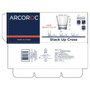 Arcoroc Set de 6 Vasos Bajos STACK'UP CROSS de 26cl