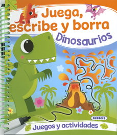 SUSAETA EDICIONES Dinosaurios - Juega, escribe y borra
