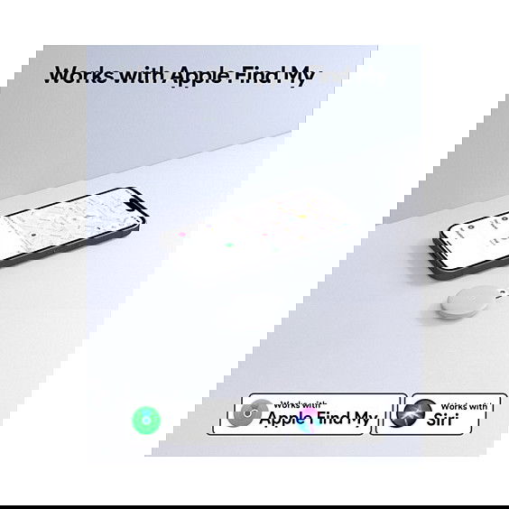 AUKEY Track Mate 1 BT Tracker with Find My Dark Gray - Rastreador Bluetooth de Color Gris Oscuro