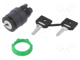 SCHNEIDER ELECTRIC Interruptor rotativo con llave Harmony XB5 22mm negro