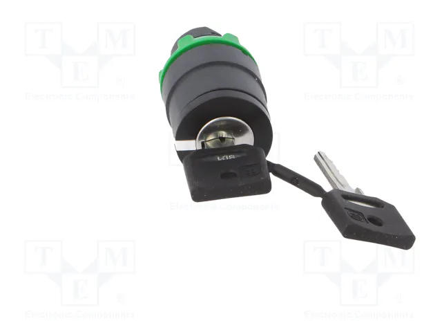 SCHNEIDER ELECTRIC Interruptor rotativo con llave Harmony XB5 22mm negro