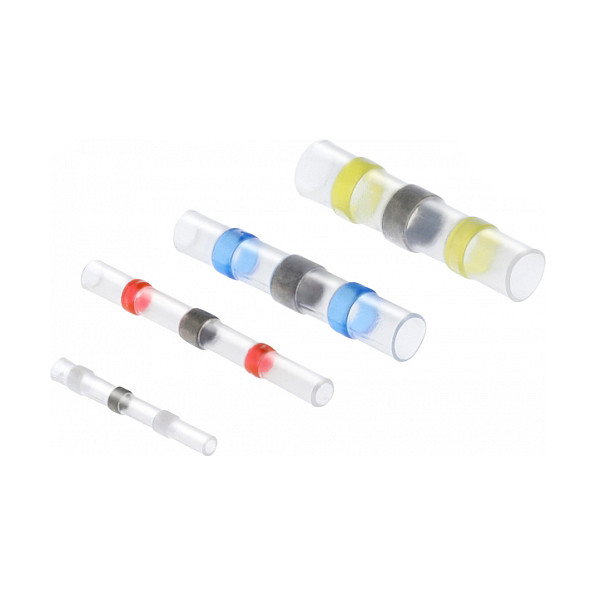 DeLOCK Juego de conectores para soldar a prueba de agua 50 piezas 26 - 10 AWG colores surtidos DeLOCK Juego de conectores para soldar a prueba de agua 50 piezas 26 - 10 AWG colores surtidos