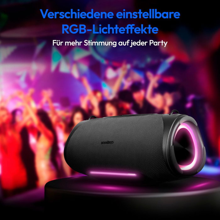 Medion Altavoz Bluetooth L 50W 47h Batería IPX7 Iluminación RGB