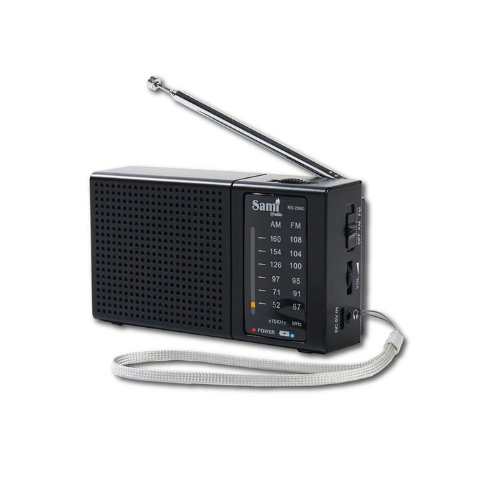 SAMI Radio Sami 2 bandas mediana negra batería+pilas AA SAMI Radio Sami 2 bandas mediana negra batería+pilas AA