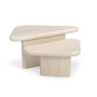 DKD Home Decor Set de 2 Mesas de Centro de Mango 98x51x47