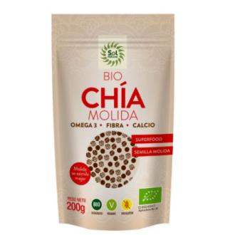 SOLNATURAL Semillas de Chía molidas BIO 200g SOLNATURAL Semillas de Chía molidas BIO 200g