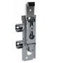 Italian Ferramenta Colgador Oculto Regulable APC6 para Armarios sin Cajones, Mano Izquierda, Zincado, Ajuste Vertical/Horizontal, 65kg Capacidad