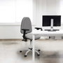 PIQUERAS Y CRESPO Silla de oficina Aýna con mecanismo Asincro, Marrón oscuro