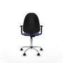PIQUERAS Y CRESPO Silla de oficina Aýna Azul claro con Brazos 1D