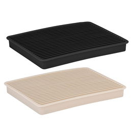 Alpina Cubitera para hielo picado de silicona, apta para lavavajillas, colores surtidos, 17,8 x 14 x 1,8 cm