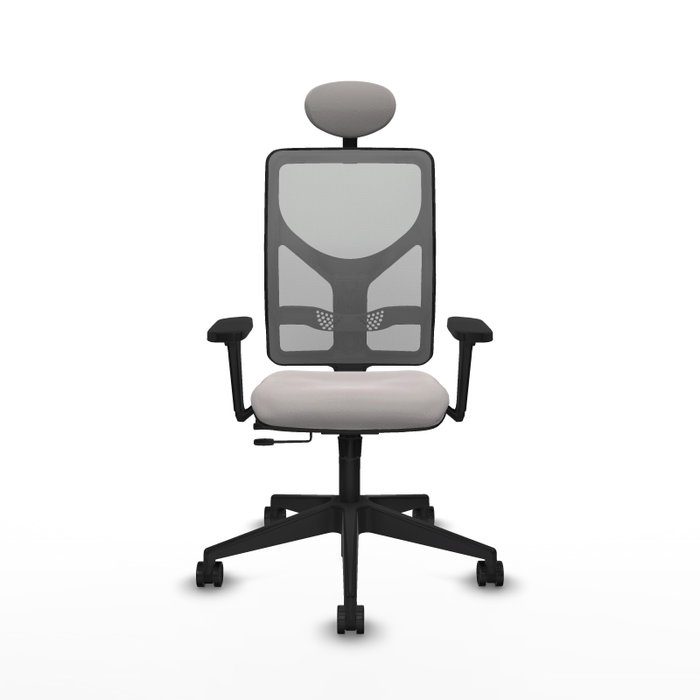 PIQUERAS Y CRESPO Silla de oficina Motilla Blanco/Gris PIQUERAS Y CRESPO Silla de oficina Motilla Blanco/Gris