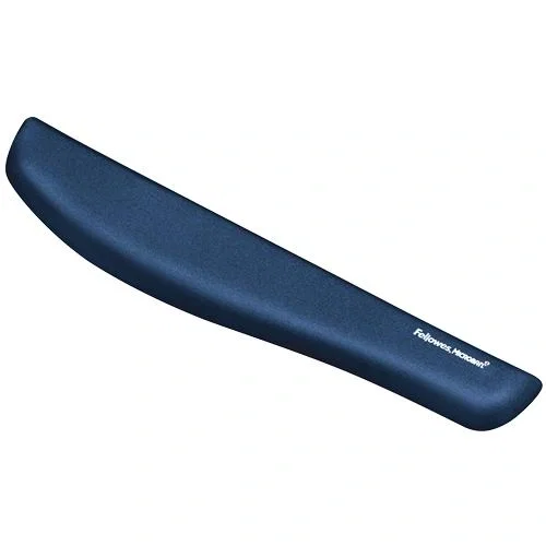 Fellowes Reposamuñecas para Teclado Foam Fusion Plush Touch Azul