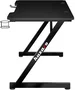 Escritorio Gaming Huzaro Hero 2.5 Negro Aluminio 120 x 60 cm