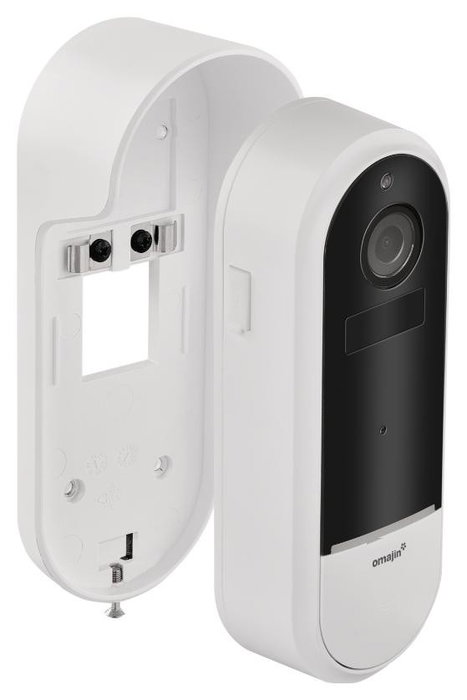 Netatmo Timbre Videoportero Inalámbrico con Cámara 5MP, Visión Nocturna, Batería 6700 mAh, Wi-Fi, IP65, Blanco - OVD-01-EU