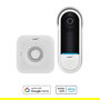 NetAtmo OVD-01-EU Videotimbre Inalámbrico Exterior con Cámara 5 MP, Visión Nocturna, WiFi, Funciona con Alexa y Google Asistente, Blanco, Batería Incluida