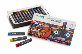 Ceras Pastel Carioca Plus Oleo Caja De 12