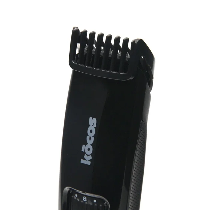 Kocos Recortadora de Barba y Pelo EROS 2 con 20 Ajustes de Longitud (0.5-10mm), Carga USB-C, Pantalla Digital, 80 Min Autonomía e Incluye Estuche de Viaje
