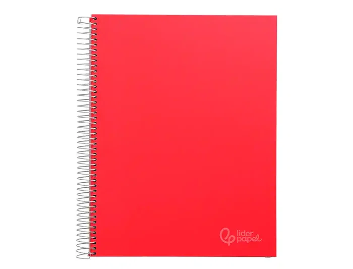 Liderpapel Cuaderno espiral A4 Micro Jolly tapa forrada 140h 75gr liso 5 bandas 4 taladros colores surtidos