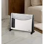 Falla Convector Eléctrico 2000W Blanco 3 Potencias Termostato Regulable Función Turbo Protección Sobrecalentamiento Asa Transporte 48x68,5x20cm