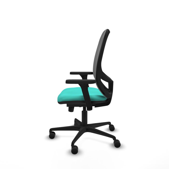 PIQUERAS Y CRESPO Silla de oficina Cilanco con mecanismo Sincro, Turquesa y Gris PIQUERAS Y CRESPO Silla de oficina Cilanco con mecanismo Sincro, Turquesa y Gris