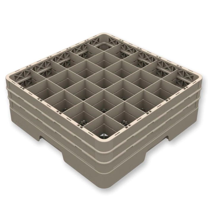 VOLLRATH PUJADAS CESTA PUJ COD 5610.25 BASE + 4 ALTURAS, 25 DIVISIONES, APILABLE Y TRANSPORTE, 240 MM ALTO