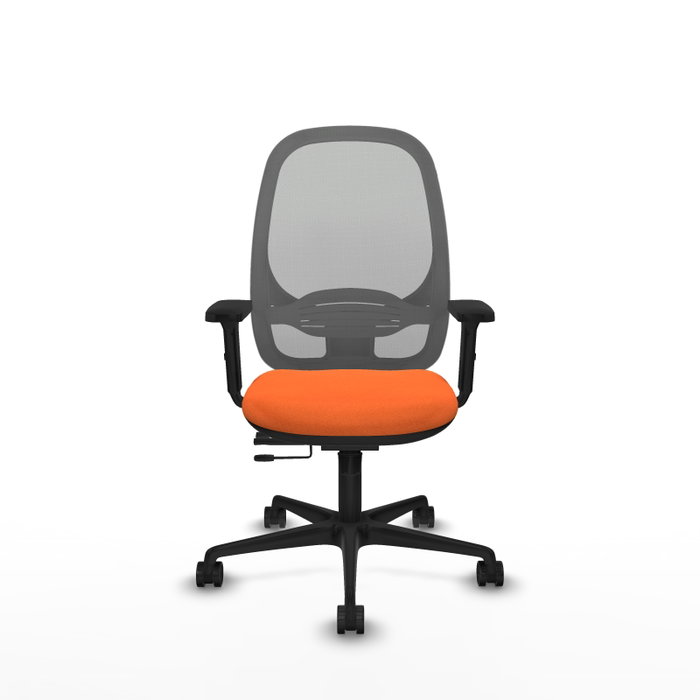 PIQUERAS Y CRESPO Silla de oficina Cilanco Naranja y Gris PIQUERAS Y CRESPO Silla de oficina Cilanco Naranja y Gris