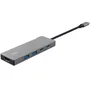 Hub 5 puertos usb-c dalyx gris trust 2xusb/ 1xhdmi 2xusb tipo-c/ gris