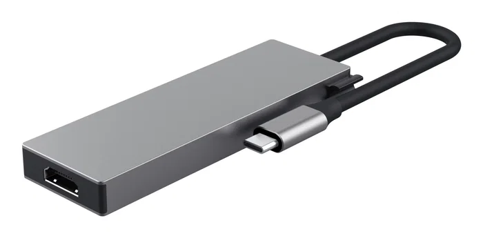 Trust Dalyx Hub 5 en 1 con HDMI y USB-C, Gris Trust Dalyx Hub 5 en 1 con HDMI y USB-C, Gris