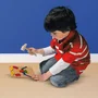 Ses Creative Original Tap Tap Juego de Ensartar con Piezas de Madera, Corcho, Mazo y Clavos para Niños