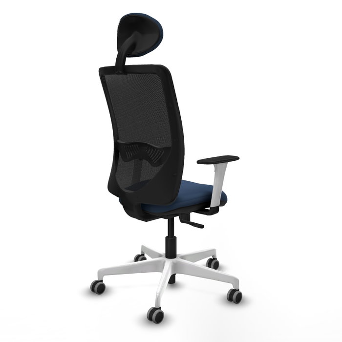 PIQUERAS Y CRESPO Silla de oficina Zulema con mecanismo Sincro Azul marino y Negro PIQUERAS Y CRESPO Silla de oficina Zulema con mecanismo Sincro Azul marino y Negro