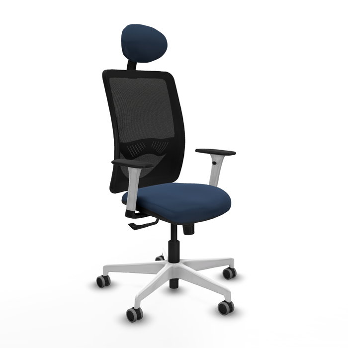 PIQUERAS Y CRESPO Silla de oficina Zulema con mecanismo Sincro Azul marino y Negro PIQUERAS Y CRESPO Silla de oficina Zulema con mecanismo Sincro Azul marino y Negro