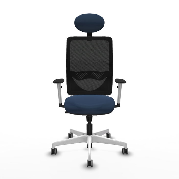 PIQUERAS Y CRESPO Silla de oficina Zulema con mecanismo Sincro Azul marino y Negro PIQUERAS Y CRESPO Silla de oficina Zulema con mecanismo Sincro Azul marino y Negro