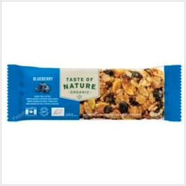 TASTE OF NATURE Barrita Frutos Secos Arándanos Bio 16Uds