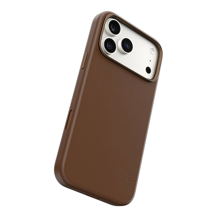 PanzerGlass CARE by PanzerGlass Solo Funda de Cuero Vegano con MagSafe para iPhone 17 Pro Max, Braun PanzerGlass CARE by PanzerGlass Solo Funda de Cuero Vegano con MagSafe para iPhone 17 Pro Max, Braun