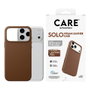 PanzerGlass CARE by PanzerGlass Solo Funda de Cuero Vegano con MagSafe para iPhone 17 Pro Max, Braun