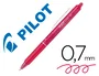 Pilot Bolígrafo Frixion Clicker Borrable Retráctil 0.7 mm Rosa