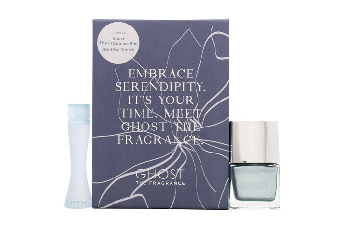 Ghost Original Gift Set 5ml EDT + 10ml Ghost Metallic Blue Nail Polish Ghost Original Gift Set 5ml EDT + 10ml Ghost Metallic Blue Nail Polish